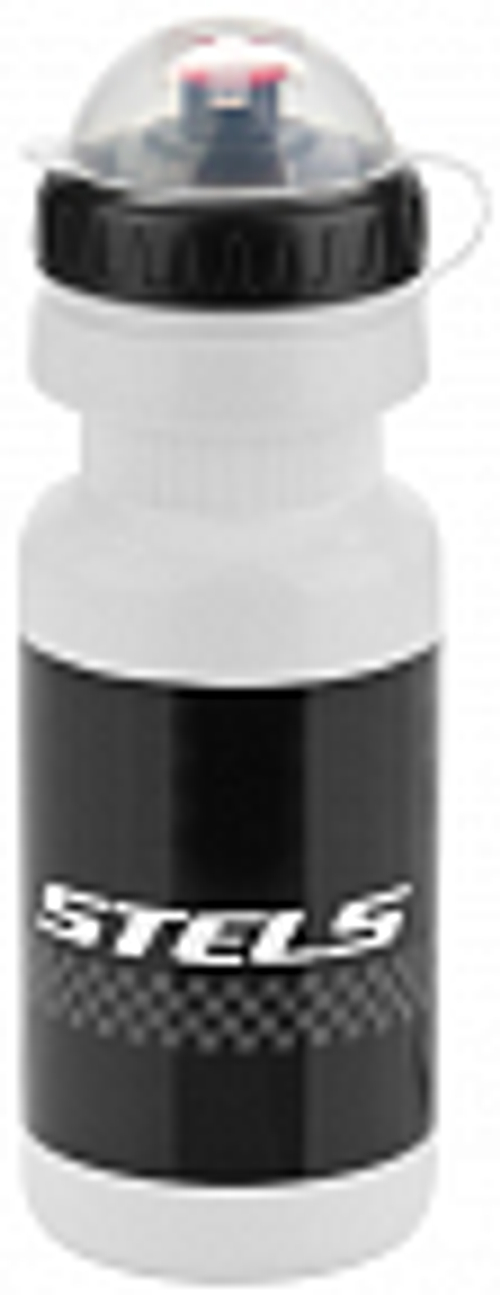 Фляга 600мл CSB-505WA STELS полиэтиленовая молочно-чёрная, со шкалой