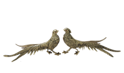 Bello De Bronze Статуэтка Фазаны пара, золото