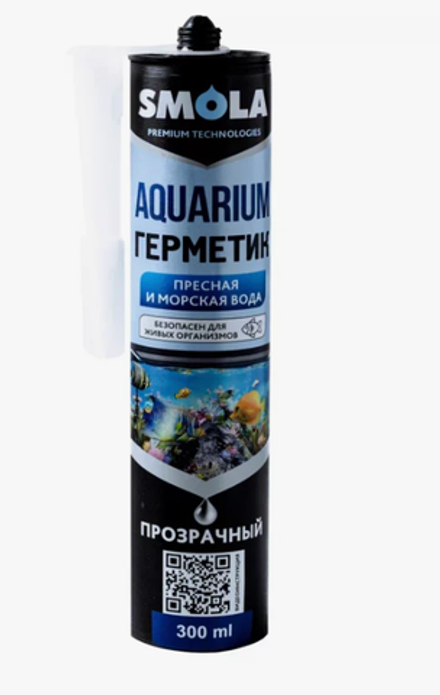 Силикон аквариумный SMOLA AQUARIUM прозрачный 300мл