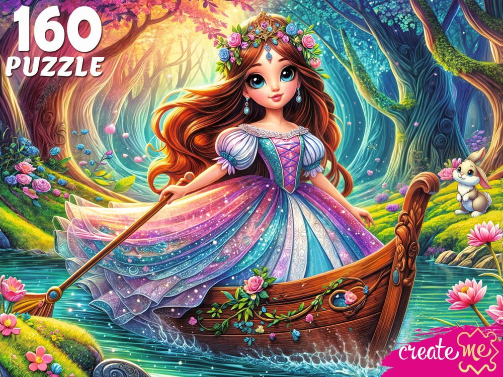 Пазлы 160 элементов 270*330см "Ночная принцесса"