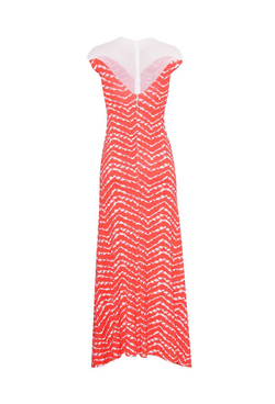 Платье в пол c сеткой 22_14SS