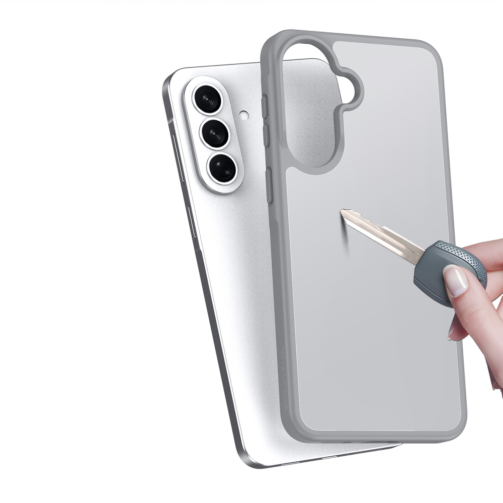 Чехол полупрозрачный серого оттенка для Samsung Galaxy A57, серия Yind Series от Dux Ducis