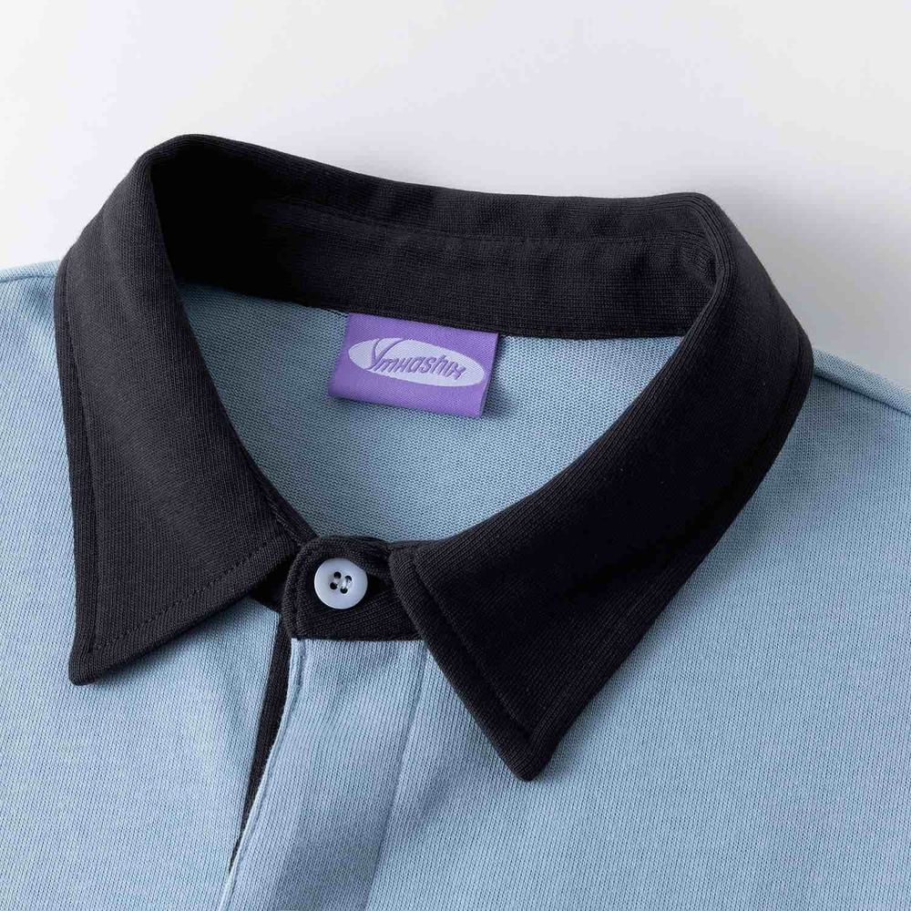 Купить Лонгслив Ymkashix Rugby пыльно-голубой Лонгслив Ymkashix Rugby пыльно-голубой