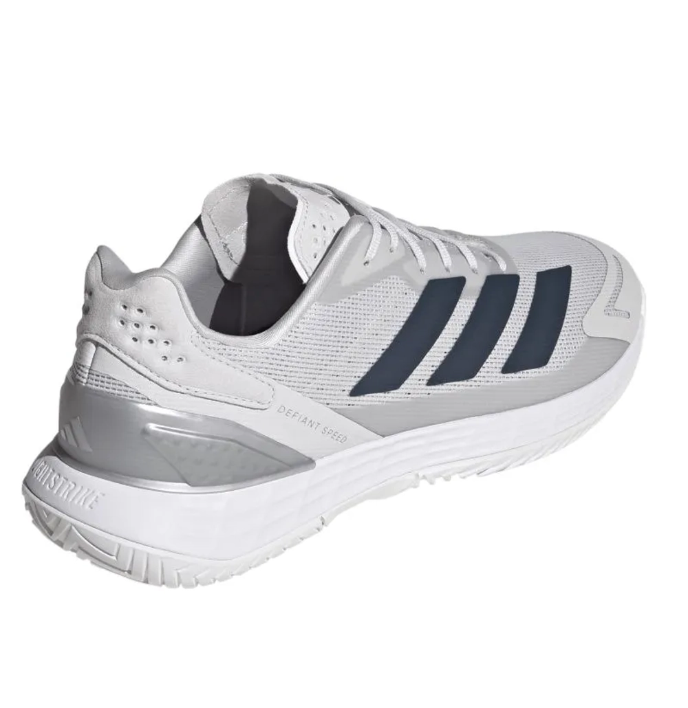 Мужские кроссовки теннисные Adidas Defiant Speed 2 M - dash grey/aurora ink/tech grey metallic