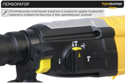Перфоратор Hanskonner HRH0828REC
