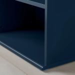 Открытый книжный шкаф - SKRUVBY IKEA/СКРУВБИ ИКЕА, 37.5х60х140 см, синий