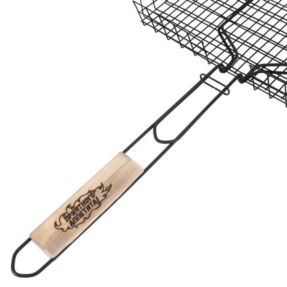 Решетка-гриль ГЛУБОКАЯ универсальная, размер 410х335 мм, глубина 60 мм, оксидированное покрытие, 101407, 701746