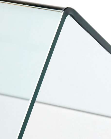 Стеклянный письменный стол Glass 125х70 см