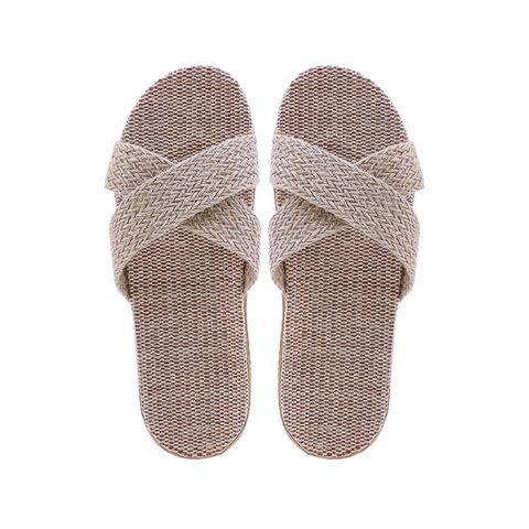 (2PV)Kardli slippers（women) - Женские тапочки летние (39-40; *260мм*), (Подошва-Резина / Верх-Текстильные материал)