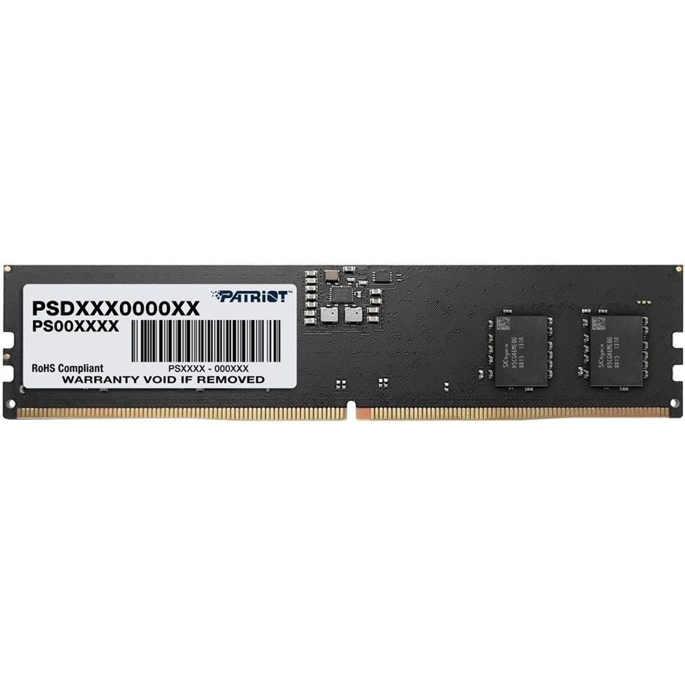 Память DDR5 8Gb 5600MHz Patriot PSD58G560041 Signature RTL PC5-44800 CL46 DIMM ECC 288-pin 1.1В single rank