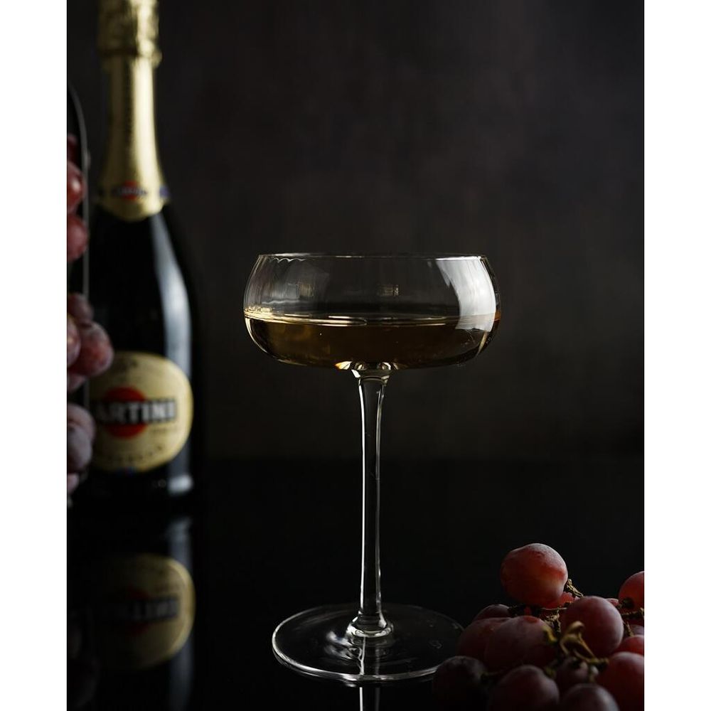 Рюмка коктейльная 270 мл Маргарита "Zie Optical" d 9 см h16,5 см оптические грани P.L. - BarWare [4]