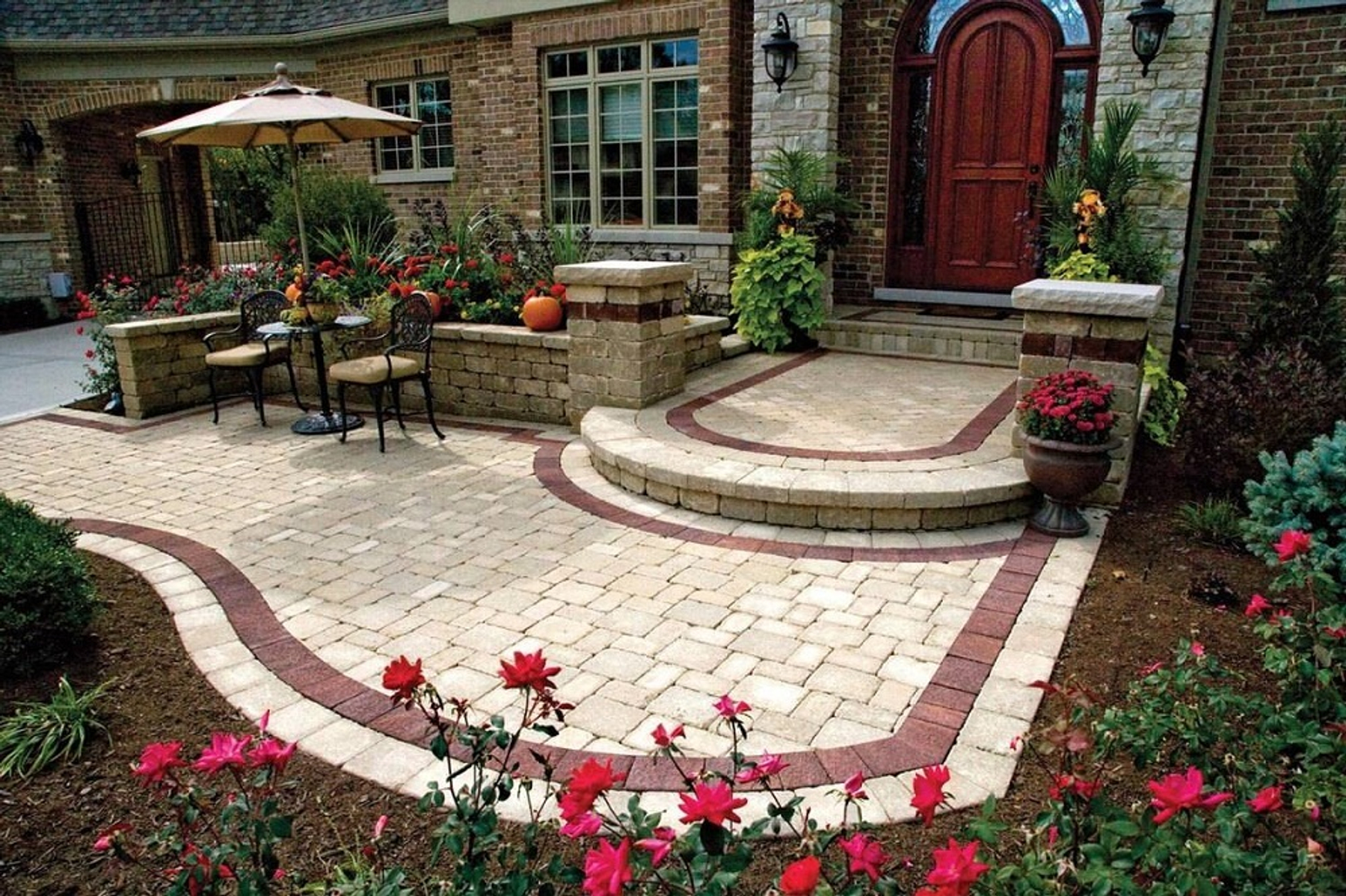 Тротуарная плитка и ландшафтный дизайн