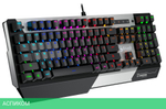 Клавиатура A4Tech Bloody B865R серый/черный