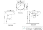 Jaquar, полупьедестал для раковины Solo, Белый SLS-WHT-6305