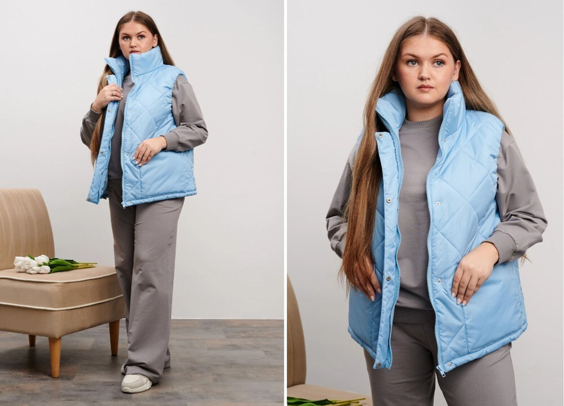 Стильные жилеты плюс сайз: модные решения для больших размеров