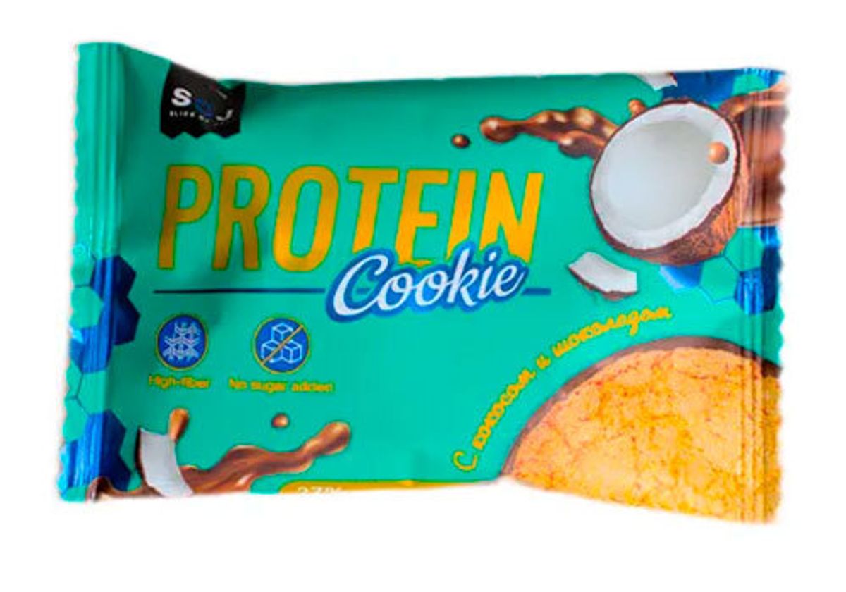 Печенье Protein Cookie с кокосом, 40г