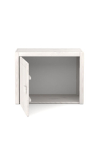 Антресоль 66х45х50, Карлос, на шкаф, 2 двери, массив сосны, белый, Dipriz