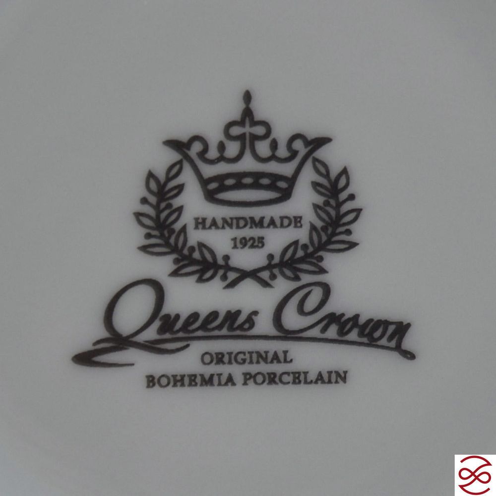 Кофейный сервиз мокко Queen's Лист Бежевый 6 персон 15 предметов