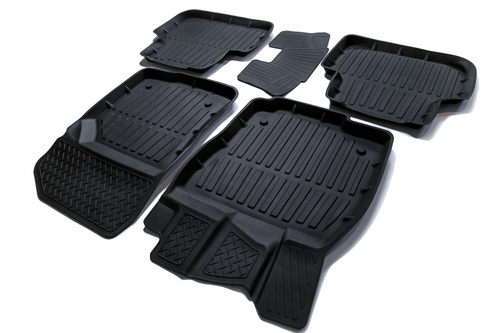 Коврики резиновые в салон 3D PREMIUM для Skoda Oktavia-A7 (2013-) SRTK.PR.SK.OCTAV.13G.02X55