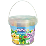 Мел цветной 20шт. "Лунтик" в ведерке (Центрум)