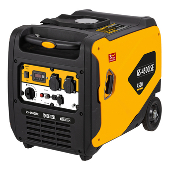 Генератор инверторный GS-4500iSE, 4,5 кВт, 230 В, закрытый корпус, электростартер Denzel