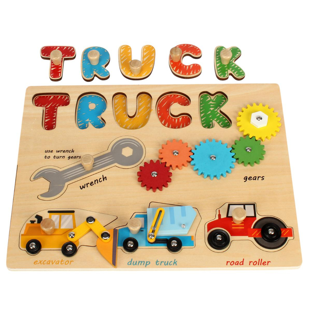 Развивающая игрушка деревянная Бизиборд, коробка C-41822