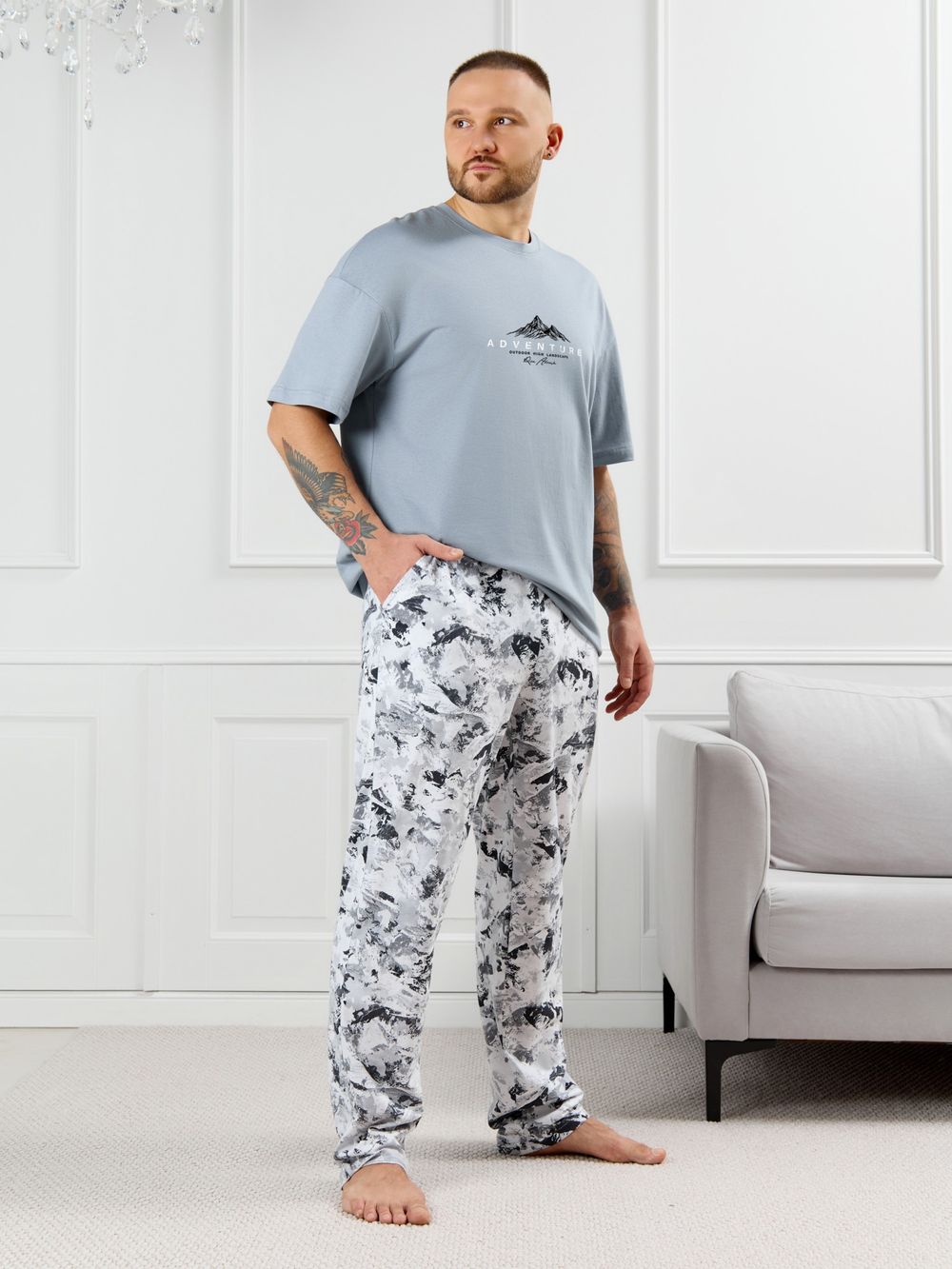 Костюм мужской Олимп-3 Виотекс СЕРЫЙ