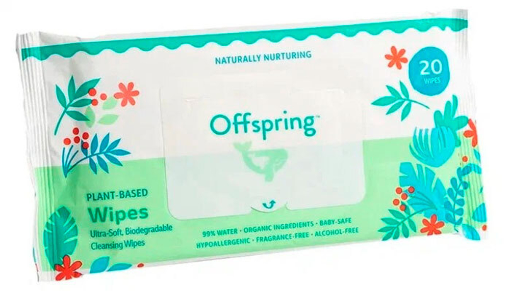 Влажные салфетки Offspring Биоразлагаемые 20 шт