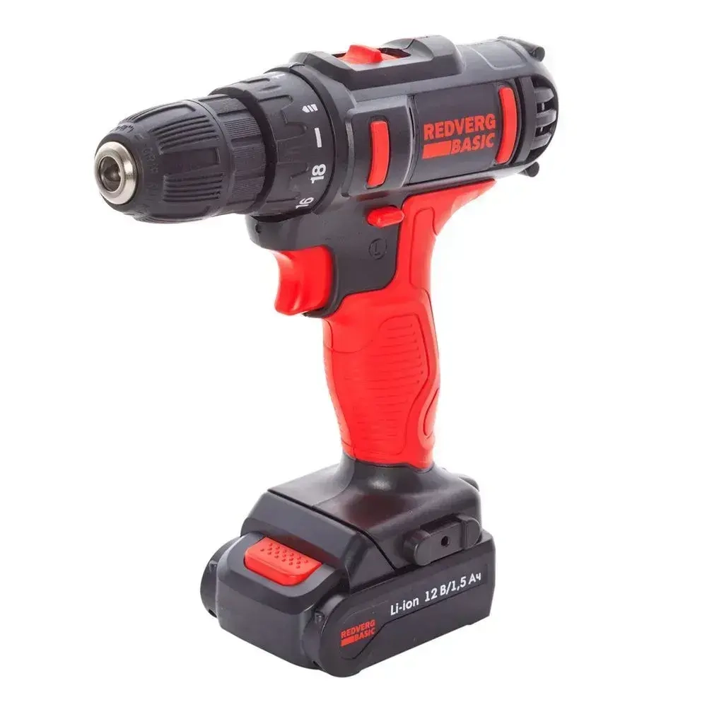 Шуруповерт аккумуляторный REDVERG Basic SD12LE/2-2S