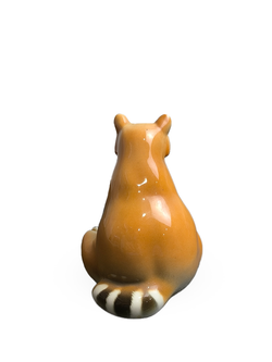 Фарфоровая статуэтка "Енот сидящий" ЛФЗ, СССР, 1970-1990 гг.