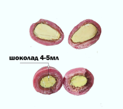 Миндаль в белом шоколаде 9кг со вкусом клубники, премиум шоколад, люкс