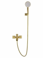 Смеситель для ванны с душем WONZON & WOGHAND FRAME WW-88639010-BG брашированное золото