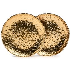 НАБОР ТАРЕЛОК ЗАКУСОЧНЫХ LEFARD "CHARM" 2 ШТ. 19*2,5 СМ (ЗОЛОТО)