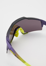 Спортивные очки с диоптриями 100% SPEEDCRAFT - Matte Metallic Digital Brights - Dark Purple Lens - OS