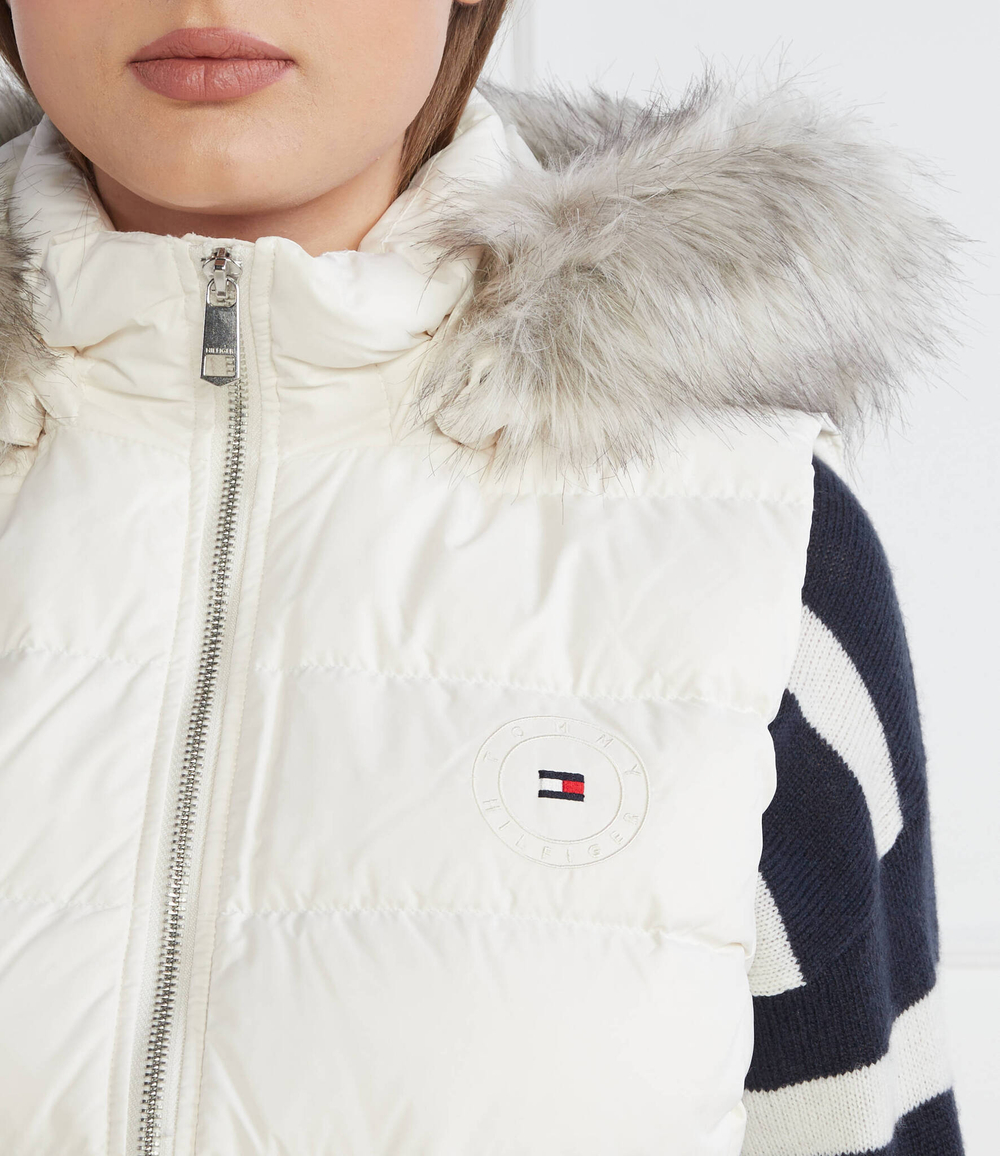 Пуховая безрукавка Tommy Hilfiger - экрю(WW0WW39744)