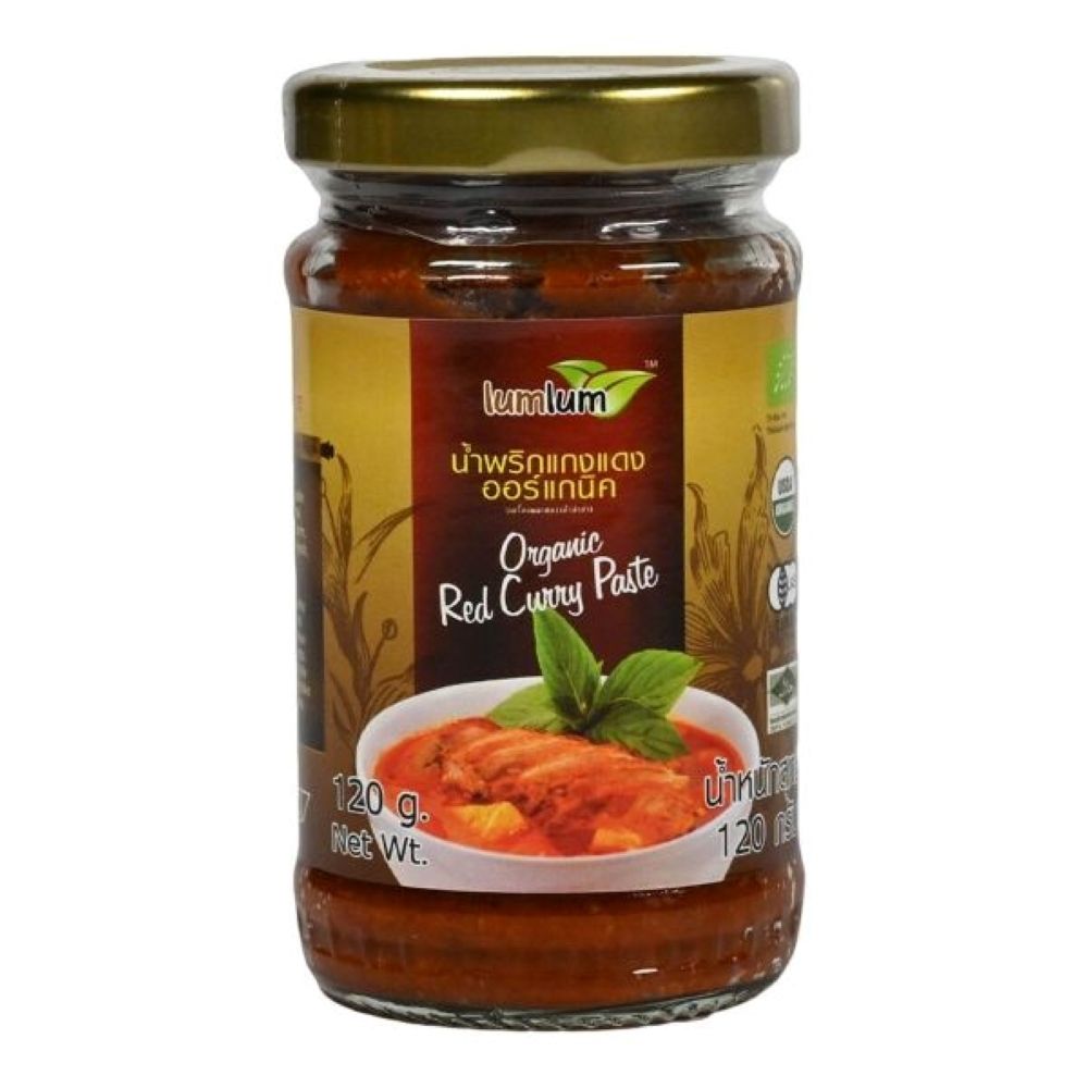 Паста Lum Lum Organic Карри красная 120 мл