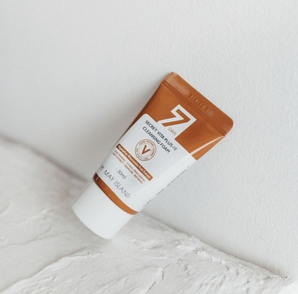 Пенка для умывания May Island 7 Days Secret Vita Plus-10 Cleansing Foam