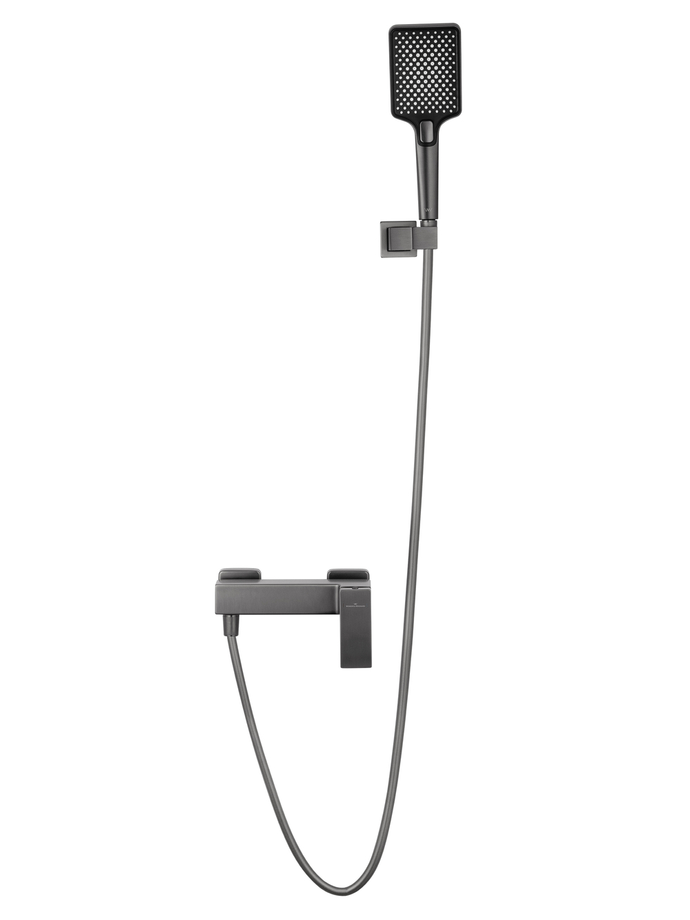 Смеситель для душа WONZON & WOGHAND CUBE 2.0, Темный графит (WW-88048068-BGM)