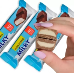 Bombbar SNAQ FABRIQ Молочный шоколад со сливочной начинкой 34г