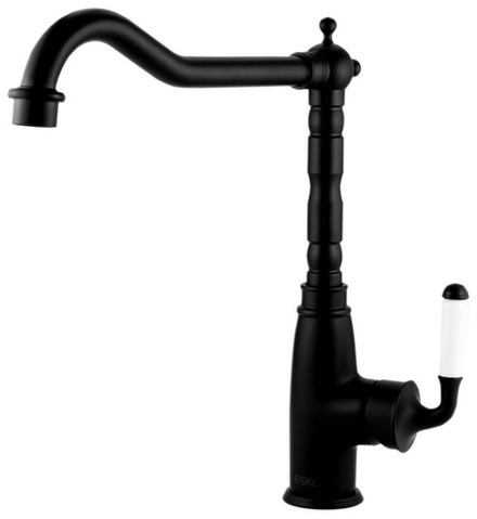 См-ль д/кухни  Florence с L-изливом, черный, арт. FR 03 B