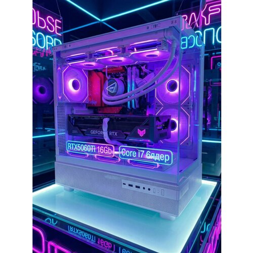 RTX5060ti 16Gb Игровой компьютер (системный блок) Core i7-6850K 6ядер/ 32GB /SSD 1500Gb /800W/win 10 pro