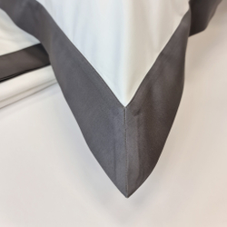 Постельное белье 2 спальное евро Сlaire&Caroll Adour белое