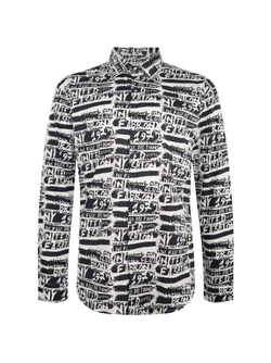 T KUROSAWA рубашка - черно-белый