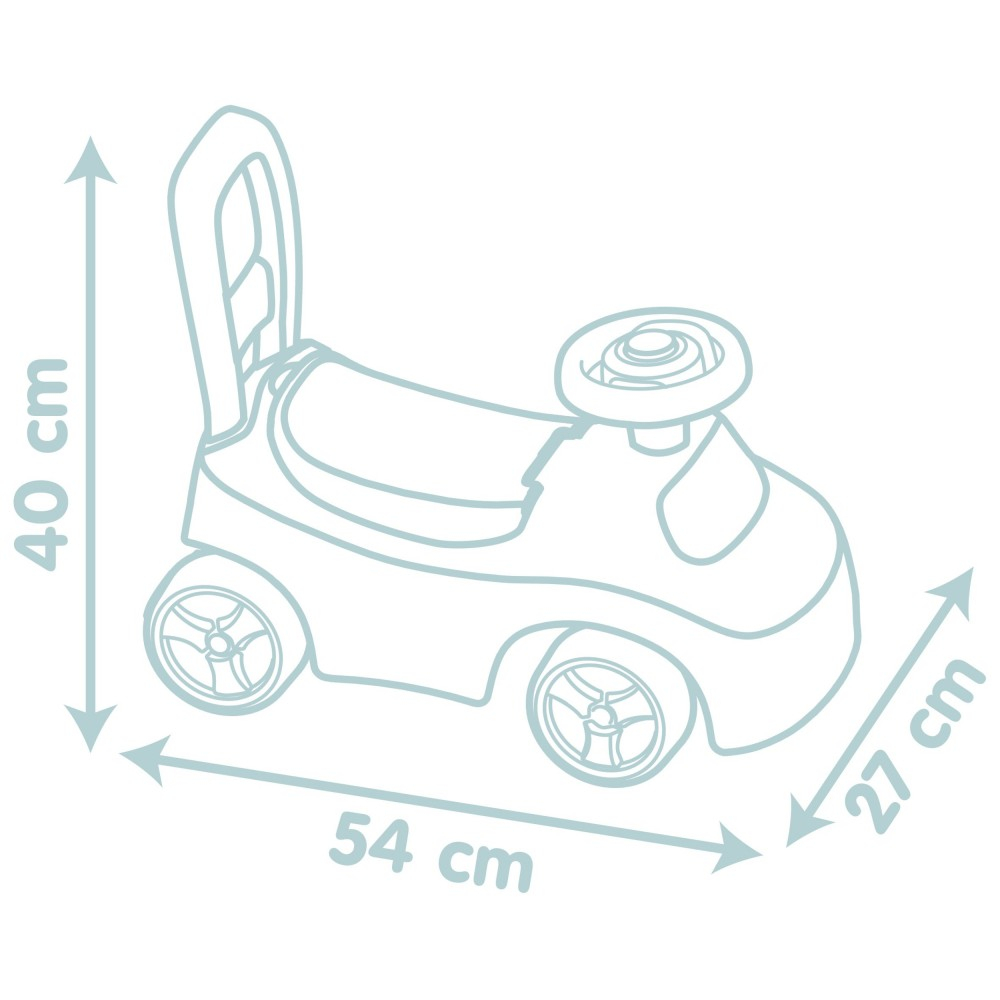 Детская каталка-толокар Smoby Little 140503WEB с клаксоном для малышей от 10 месяцев — фото 4