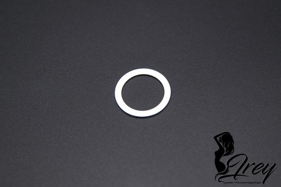 Кольцо Arta-F, 15 мм, металл, белый 001