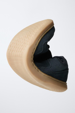 ZARA КОЖАНЫЕ КРОССОВКИ, ТЕМНО-СИНИЙ