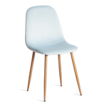 Стул BREEZE (mod. 4724) Велюр/металл , 44 х 53 х 87 см, Aquamarine (аквамарин) HLR16 / натуральный