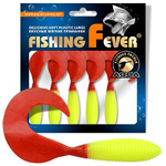 Мягкая приманка твистер FishingFever ARGO 6,0cm,2,0g,уп 6 шт