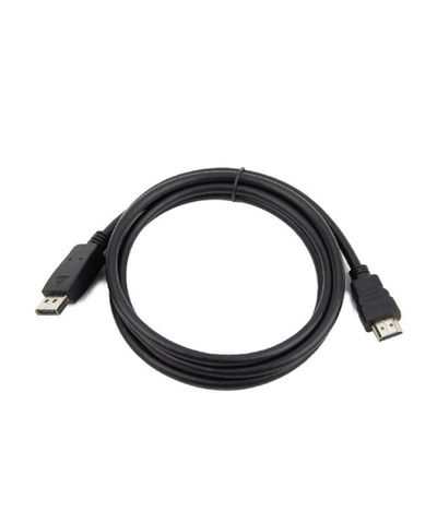 Bion Кабель DisplayPort - HDMI, 20M/19M, однонаправленный конвертор сигнала с DisplayPort в HDMI, 3м, черный [BXP-CC-DP-HDMI-030]