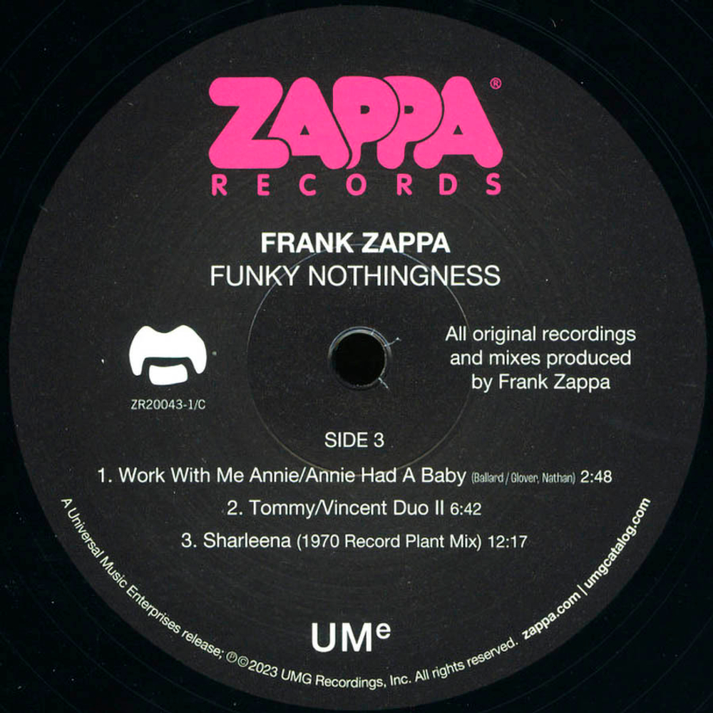 Frank Zappa / Funky Nothingness (2LP)
